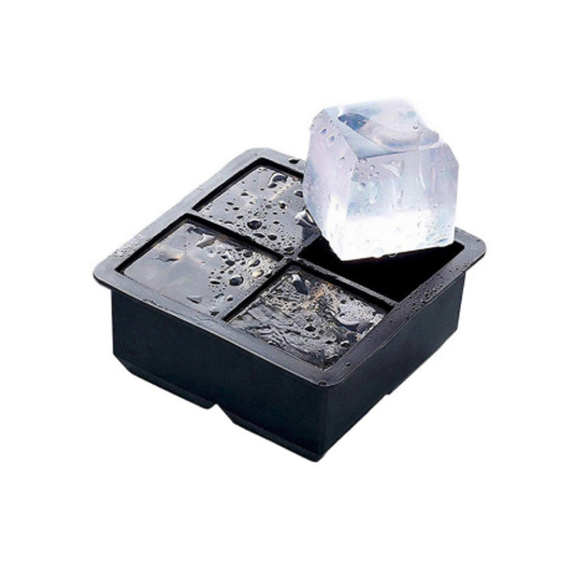Silicone ice cube summer home-made ice cube easy demoulding ice cube pressing ice hockey film cross-border wholesale