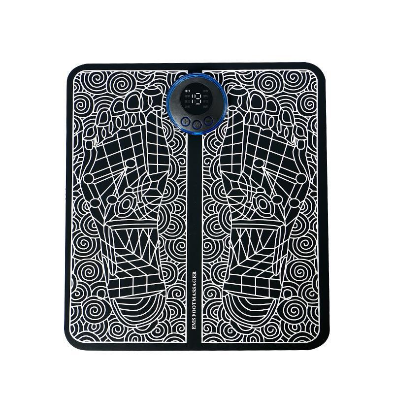 Ems Massage Foot Pad Rechargeable Remote Control Micro-Pulse Foot Physiotherapy Instrument Massager Foot Bath Portable Foot Massager