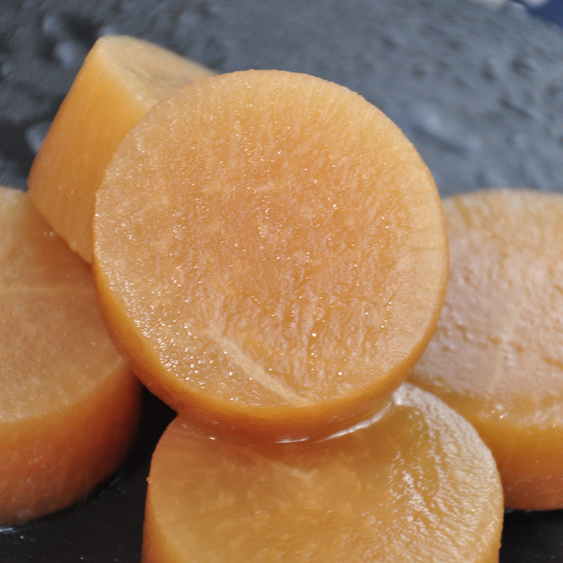 [Boiled root] Kwantung boiled ingredients white radish 711 convenience store slightly pickled radish block wholesale 640g