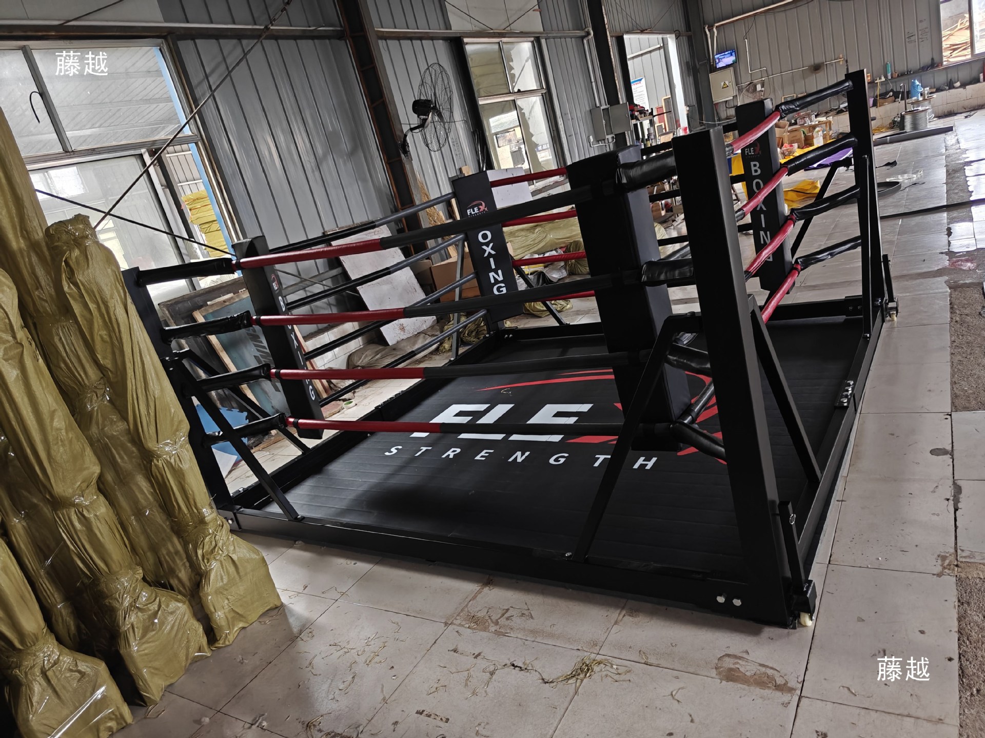 Folding Portable Storage Boxing Ring Storage Ring Sanda Fighting Muay Thai Competition Boxing Ring