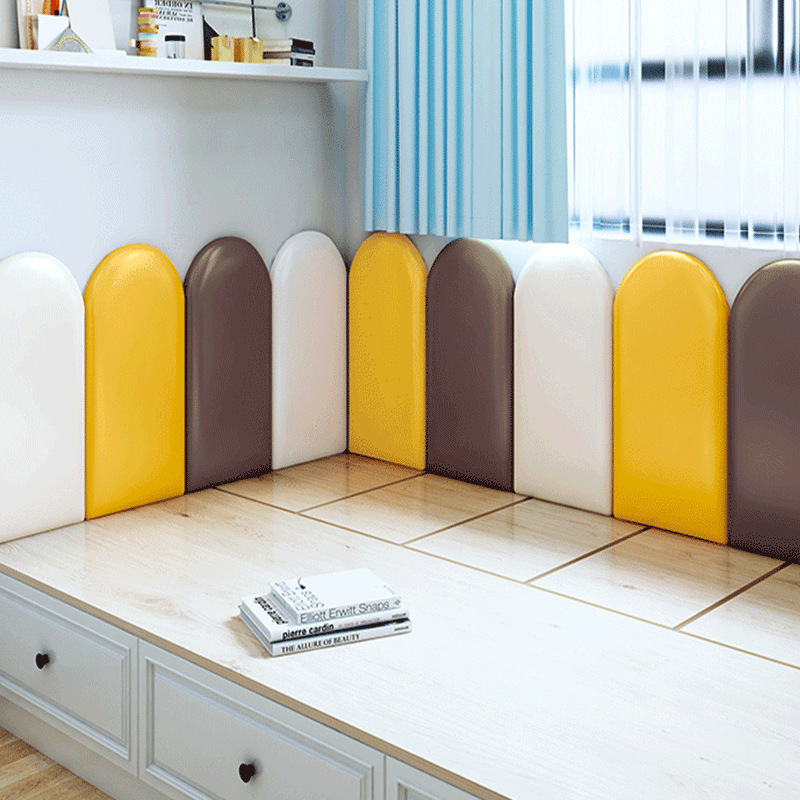 Tatami Wall Surround Soft Bag Baby Anti-Collision Bedside Kidsren's Room Self-Adhesive Background Wall Sticker Bed Surround Backrest Soft Bag