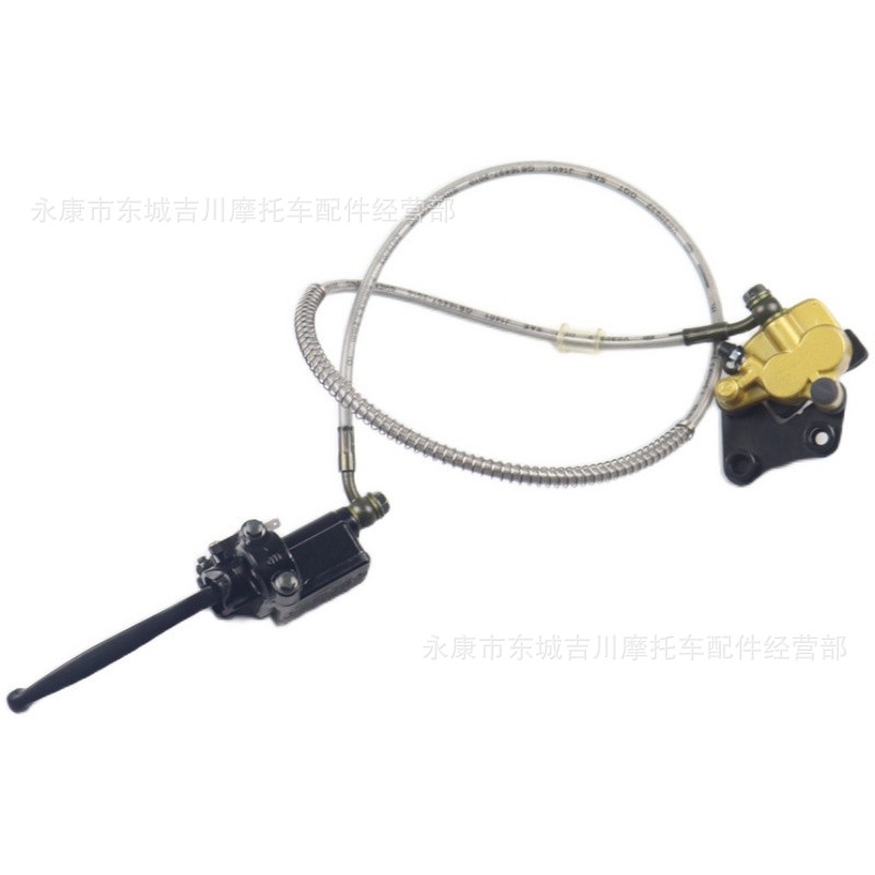 Передний тормозной узел для двухколесного внедорожного мотоцикла малой мощности с гидравлическим дисковым тормозом