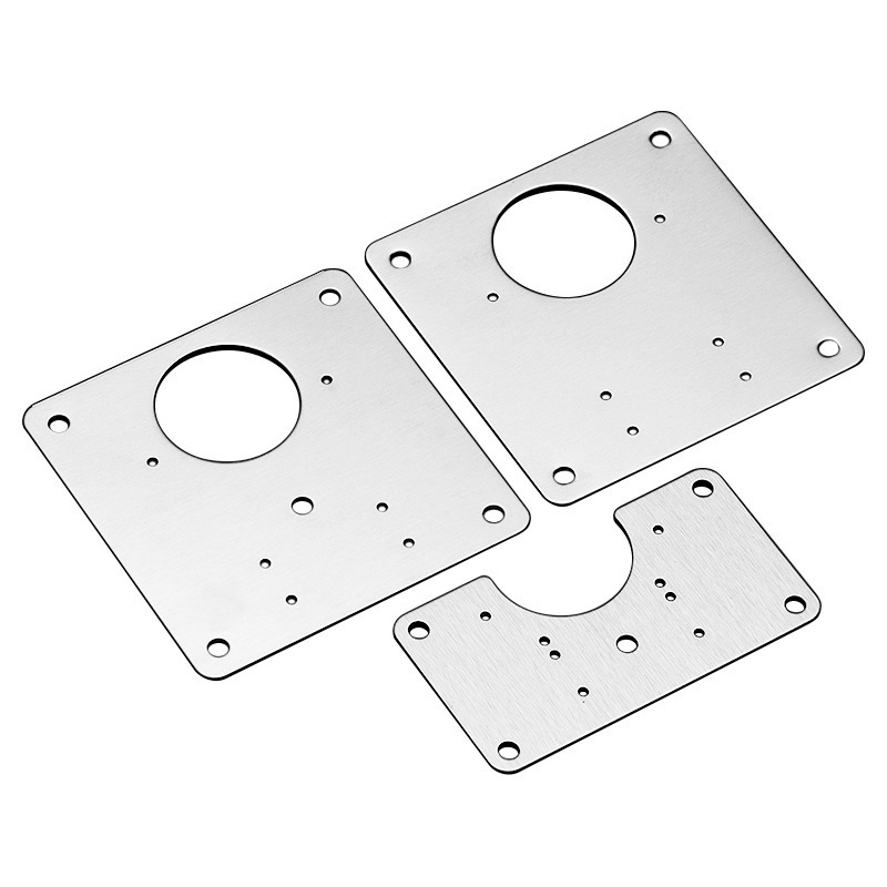Amazon hot sale cabinet door hinge stainless steel cabinet hinge repair piece hardware accessories reinforcement mounting plate