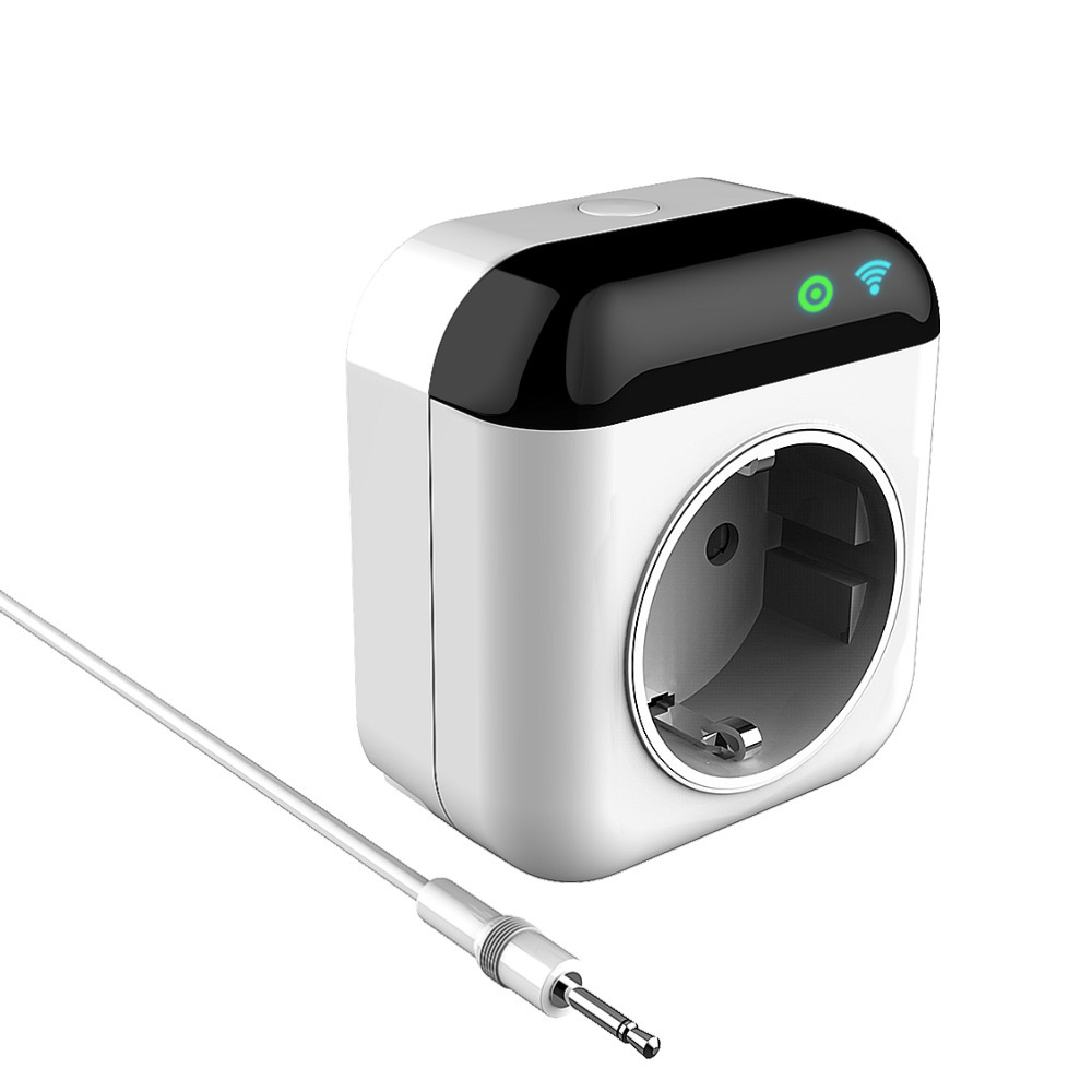 Cross-Border Amazon Wifi Smart Thermostat Socket Us Standard Uk Standard Eu Standard Tuya App Voice Control Plug