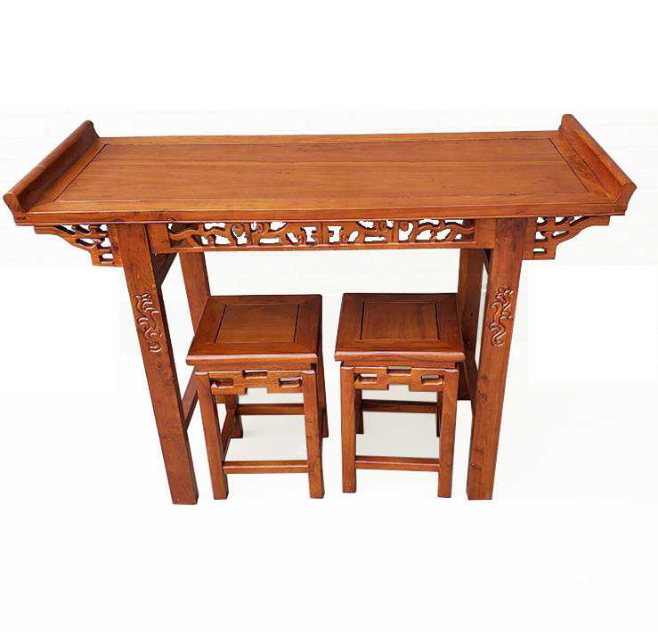 Student Desks Solid Wood Tutoring Training Class Tutoring Table Chinese Calligraphy Art Table Primary and Secondary School Students Desks and Chairs
