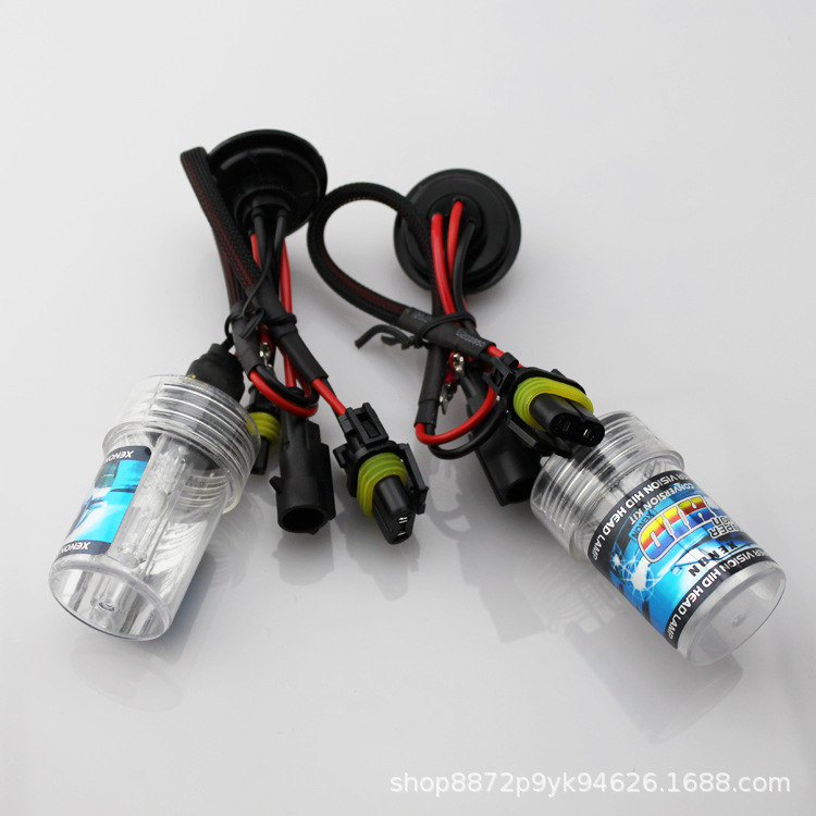Wholesale free shipping car HID xenon lamp headlamp H1 H7 H4 far and near one 35W bright large bulb super bright