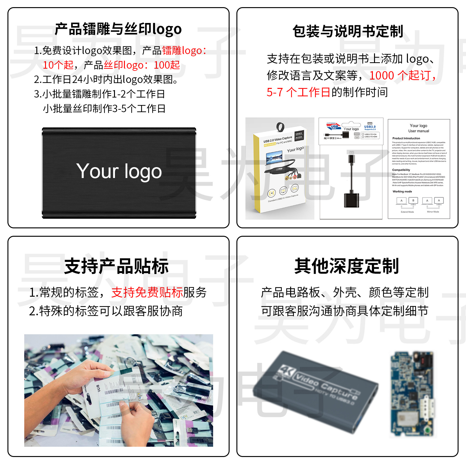 Cross-Border HDMI Capture Card 4K Video Live Broadcast Usb3.0 Data Camera Ps4 Game Console Set-Top Box Recording Computer