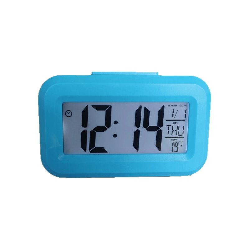 Mini Multifunctional Smart Clock Mute Backlight Countdown Music Alarm Clock Snooze Bedside Clock Student Gift Clock
