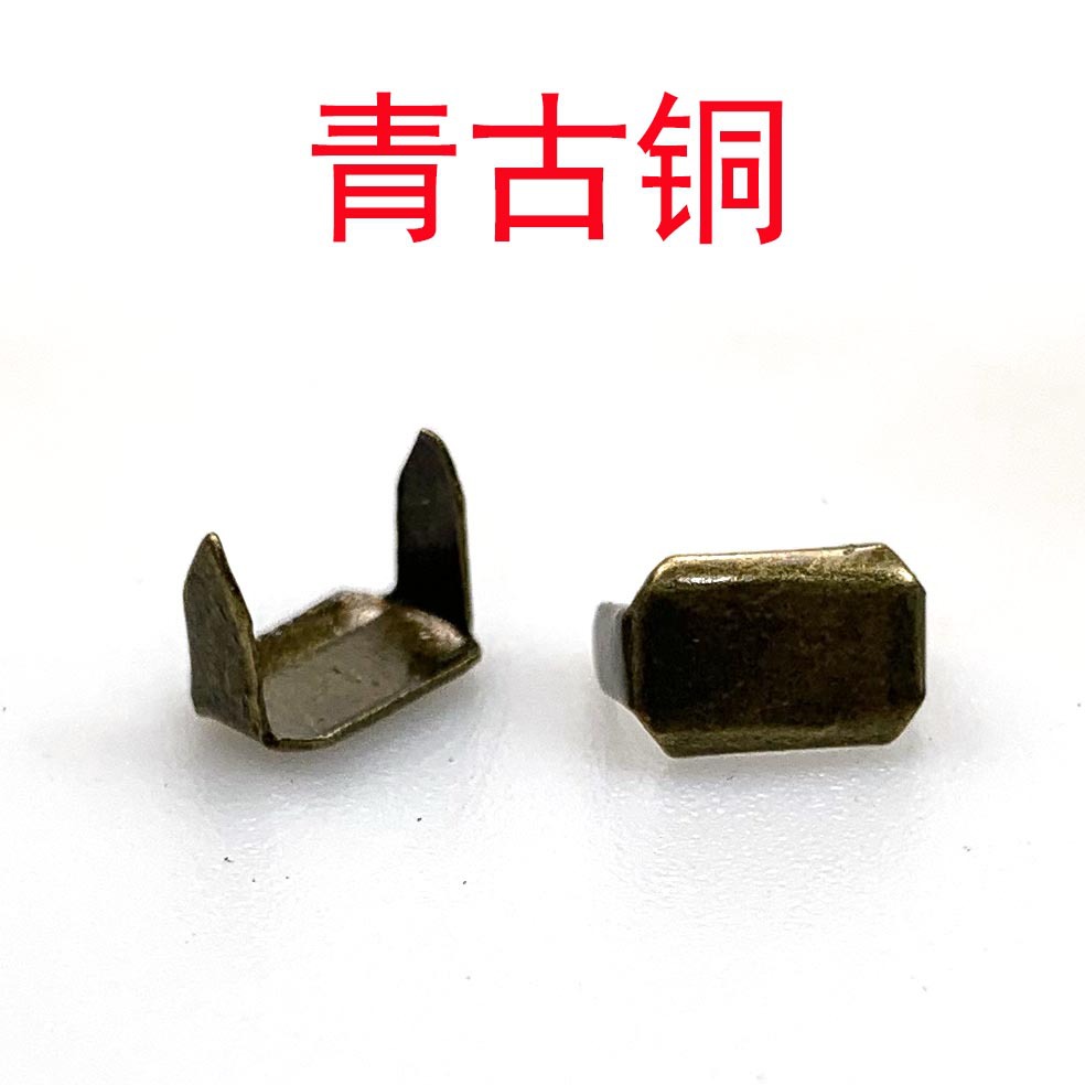 Foshan Source iron belt horse nail two feet grab buckle two grab Belt Ring connection horse grab