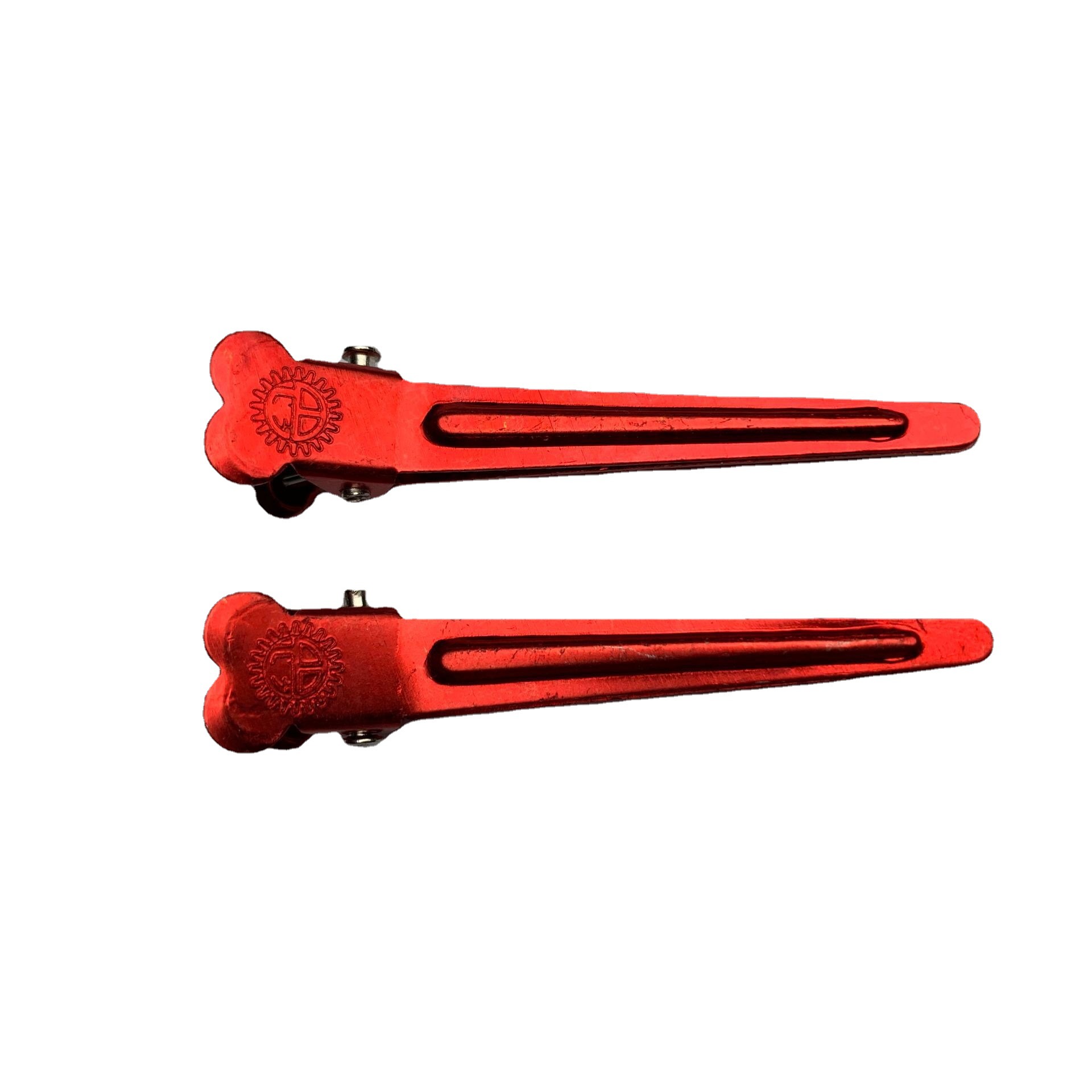 Cross-Border New Women's Hair Accessories Hair Clips Colorful Aluminum Duckbill Hair Clips Hair Styling Perm Clips Positioning Texture Clips