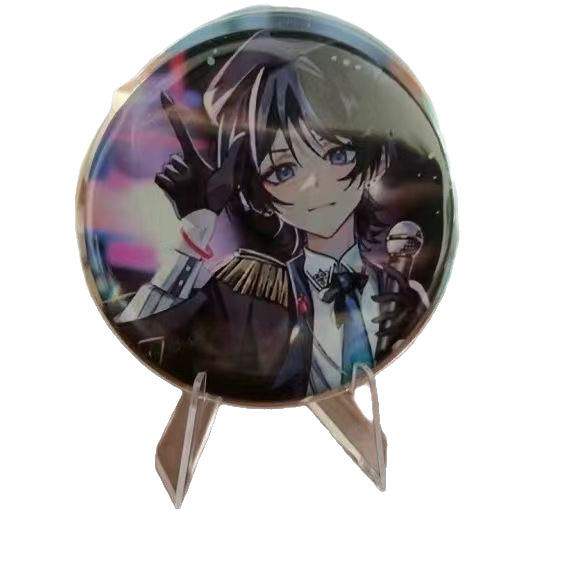 Eat Cereal Display Stand Star-Chasing Desktop Frosted Decorative Ornament Japanese-Style Stand Hard Card Cereal Eater