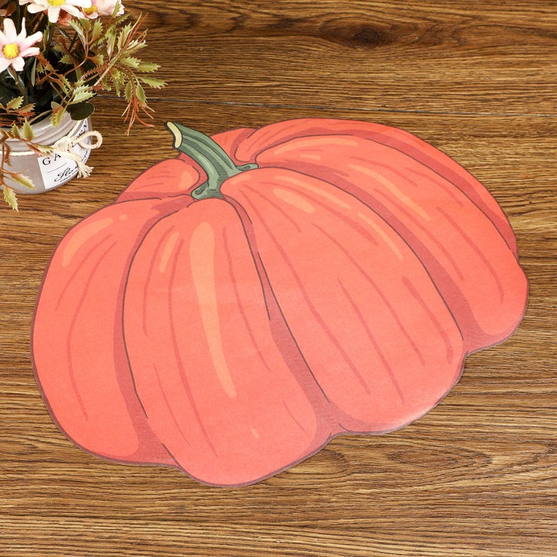 Special-shaped Pollen Dining Table Paper Kidsren's Disposable Cartoon Sunflower Paper Placemat Table Mat Primary School Student Tablecloth