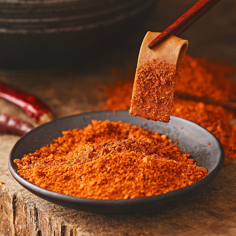 Cuihong Spicy Dip 2g Independent Small Package Commercial Sichuan Barbecue Hot Pot Sea Pepper Pepper Noodles Cuihong Dry Dish