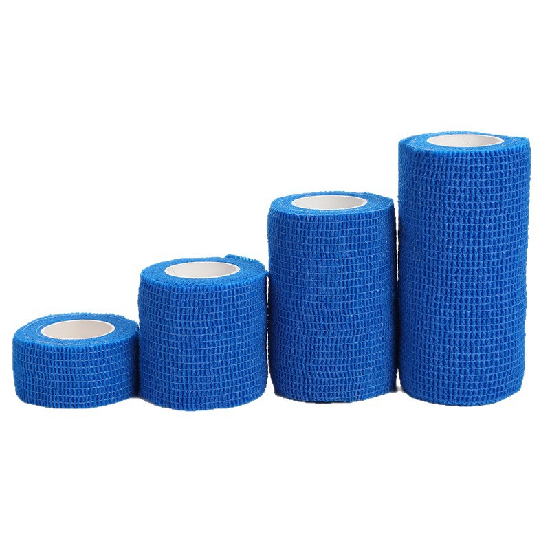 Manufacturer Cross-Border Wholesale Elastic Self-Adhesive Bandage, Tearable by Hand, Non-Woven Fabric Sports Elastic Bandage for Wrist, Finger, and Knee Protection
