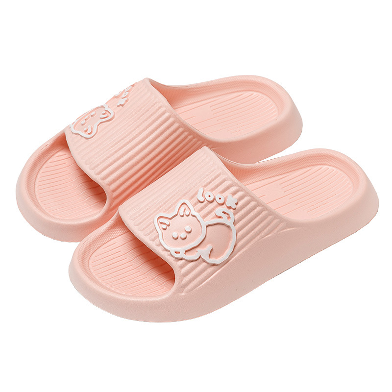 Couple Slippers Women's Eva Anti-Odor Non-Slip Household Summer Bathroom Sandals Men's Cute Indoor Home Sandals