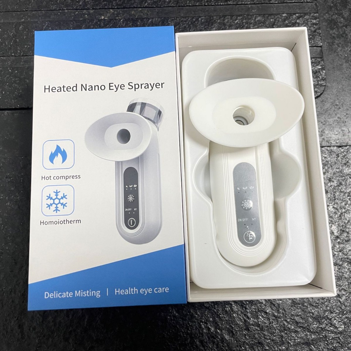 Cross-Border Portable Handheld Electric Hot Compress Eye Moisturizer Eye Care Device Small Household Eye Atomizer Sprayer