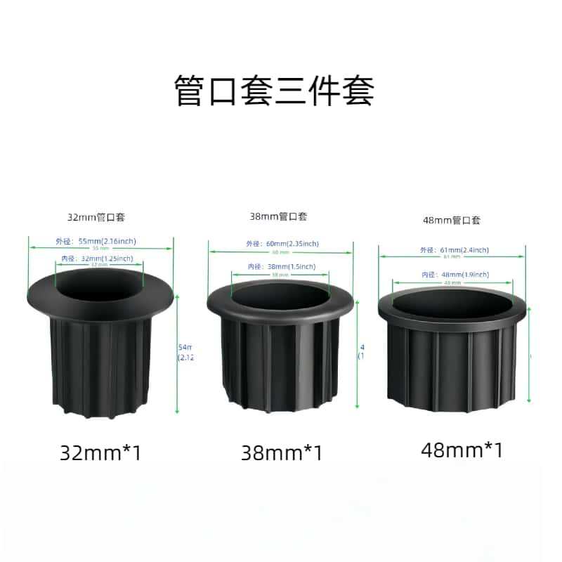 Sun Umbrella Base Bracket Accessories Plastic Pipe Mouth Sleeve Fixing Screw Terrace Umbrella Stand Parts Umbrella Pole Cover Hole Cover