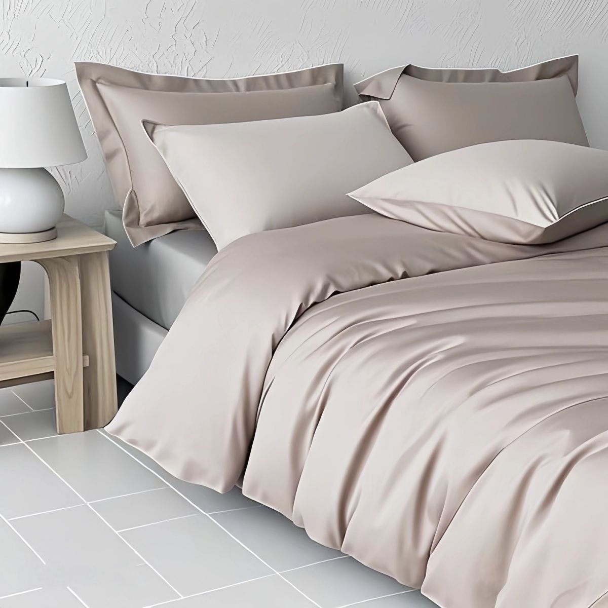 Xinjiang Long-Staple Cotton Satin 100% Pure Cotton Duvet Cover, Simple Solid Color, Mercerized, Soft, Versatile for All Seasons, Wholesale Factory