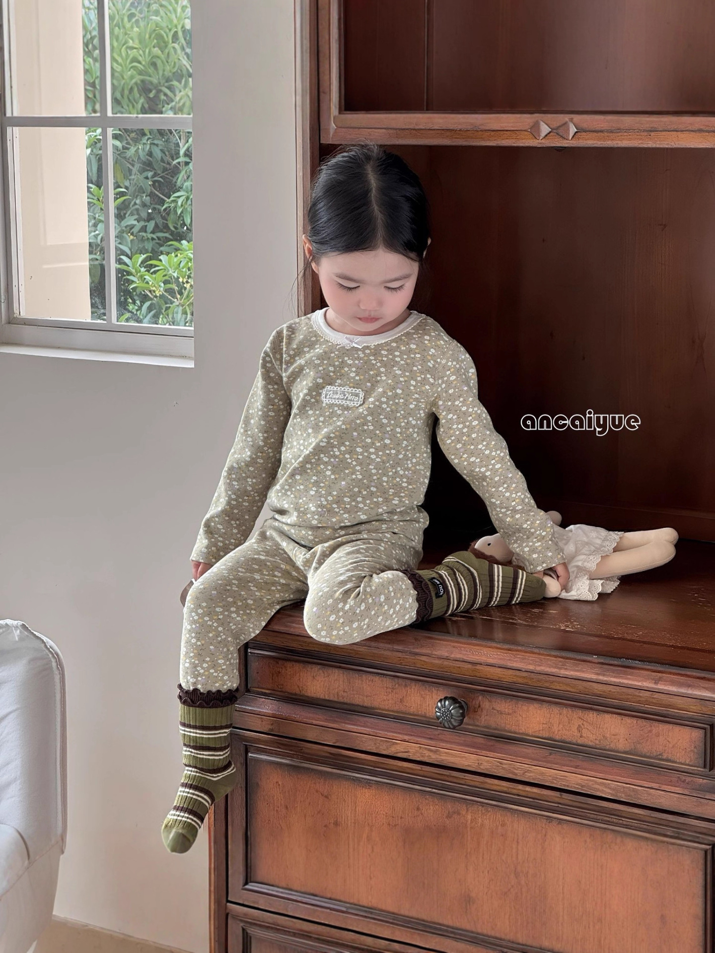 【300G】Children's Soft Cloud-Like Cotton Thermal Pure Cotton Underwear Thickened Set Pajamas Autumn Clothes Autumn Pants Loungewear