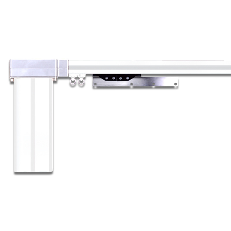 Stage Curtain Machine Single Track Flame Retardant Fireproof Velvet Fabric Motor Manufacturer Direct Sales Frequency Conversion Remote Control