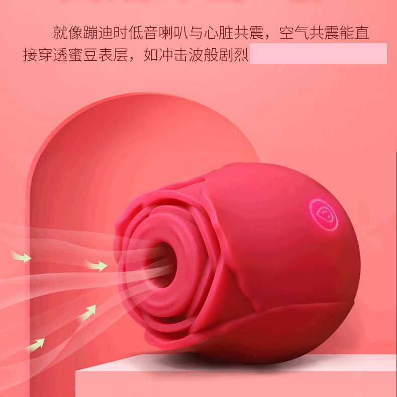 Cross-Border Popular Meeting, Sucking Vibrator, Vibrating Female Rose Massager, Adult Sex Toy