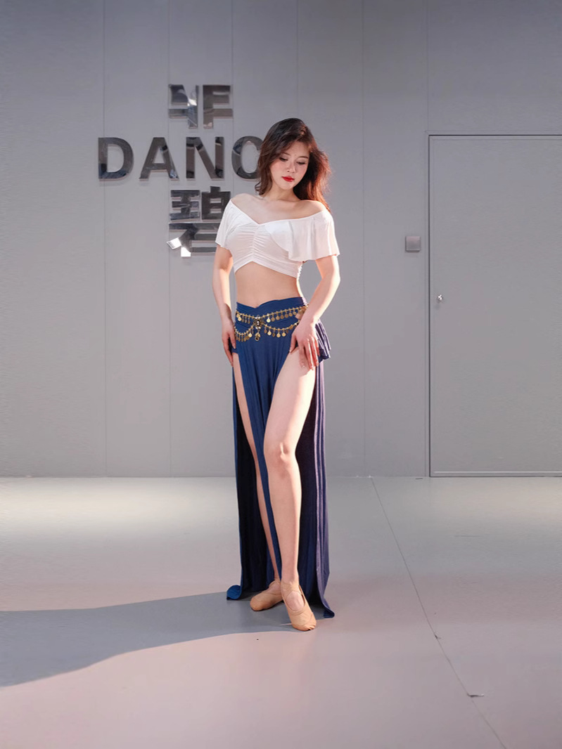 Modal Belly Dance Costume Practice Clothes Sexy Long Dress plus size Performance Dance suit New Beginners