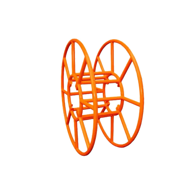 Power Twist-Free Steel Wire Rope Laying and Traction Line Reel Rack, Anti-Twist Steel Wire Rope Reel with Brake, Boat-Shaped Rack