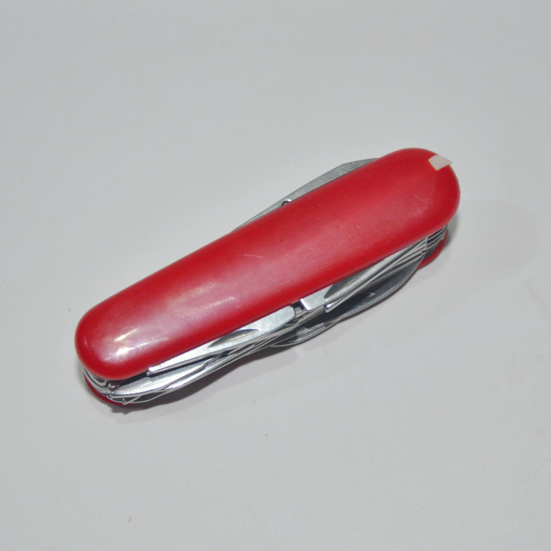 Red 17 Multifunctional Knife 91mm Multifunctional Knife Outdoor Camping Saber Stainless Steel 30 Function Tool