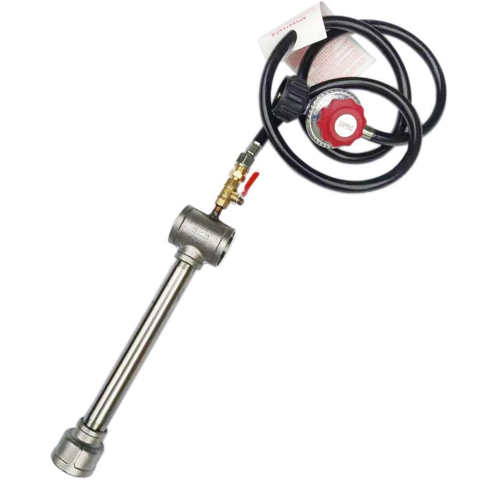 Нержавеющая сталь, горелка с редукционным клапаном, подходит для кузнечной печи, плавление драгоценных металлов