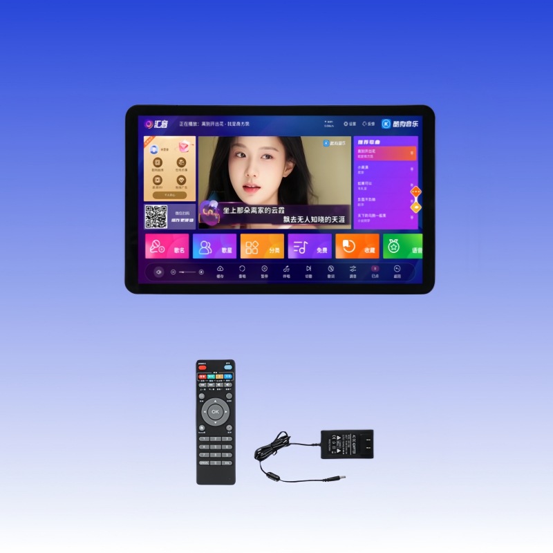 Songs Touch Screen All-in-One Smart Home KTV Jukebox Home Karaoke Mobile Outdoor Bluetooth TV