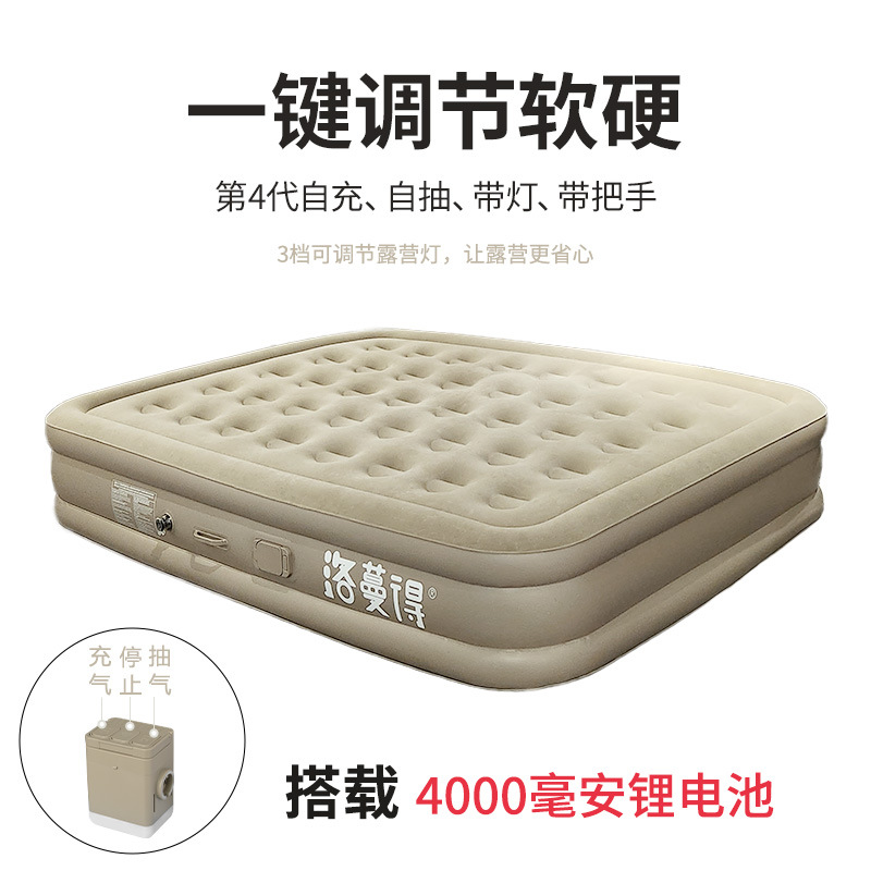 Hunan Lixin Inflatable Mattress Dormitory Floor Single and Double Inflatable Bed Tatami Mattress High Bed Low Bed Home
