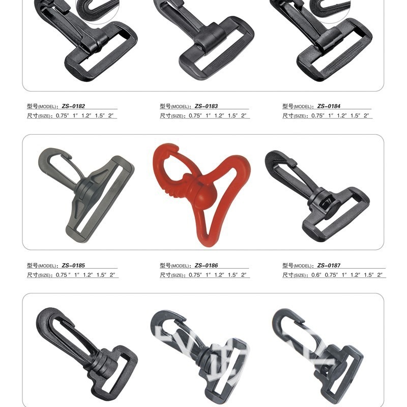 Пластиковый крюк поворотный карабин пряжка безопасности вопросительный крюк для палатки пластиковая поворотная пряжка лобстер пряжка Hawk оптом