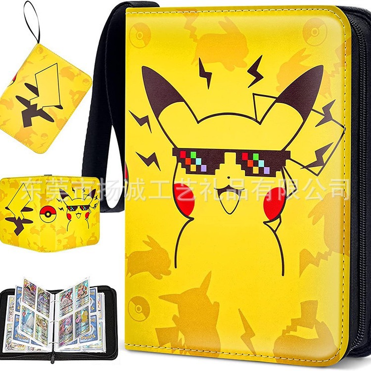 Pokémon Pokemon Storage Card Book Animation Loose-Leaf Card Storage Card Bag Card Book Collection Book Can Be Customized