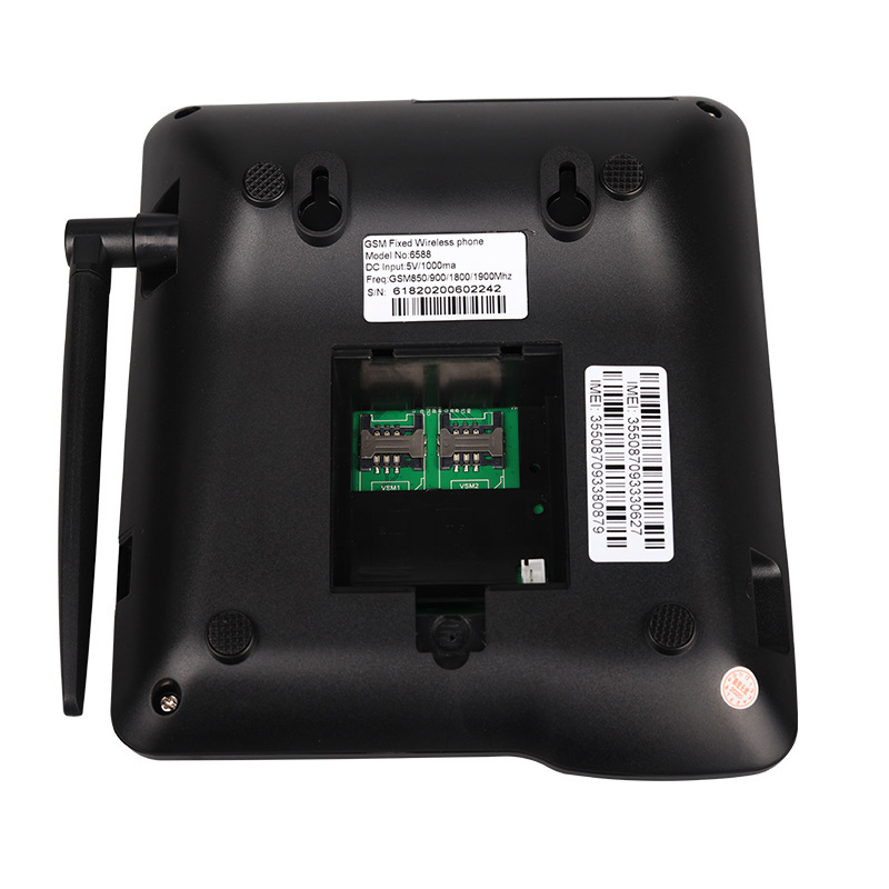 gsm wireless card phone dual card multi-language FM radio Home Office card landline