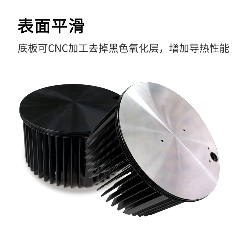 Heat dissipation module led street lamp spotlight 110mm round pressure ball lamp 35W40W cold forged rail lamp radiator