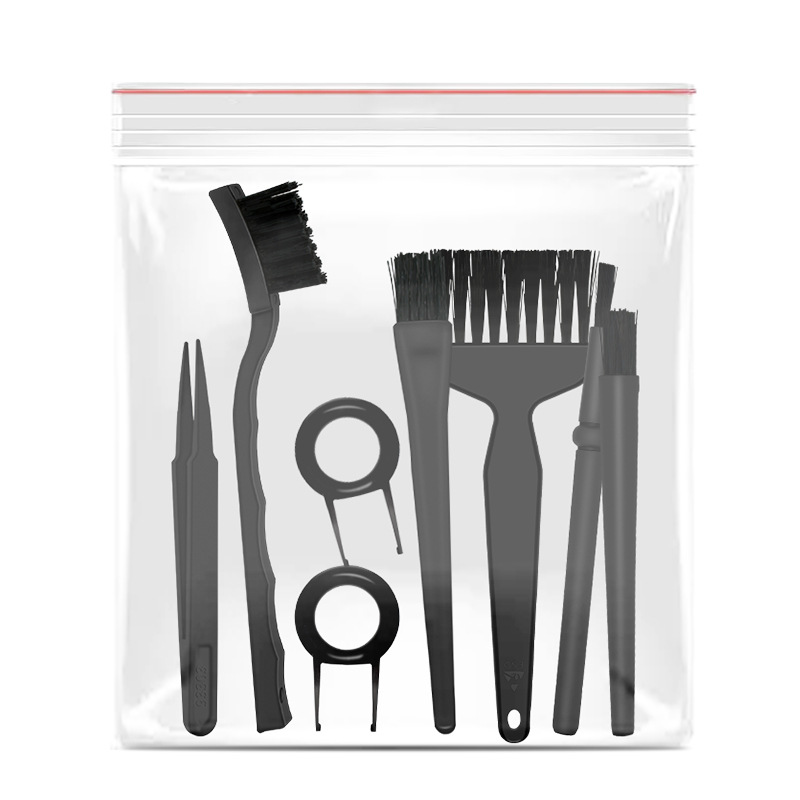 8 PCs Anti-static Brush Set Computer Mobile Phone Motherboard Cleaning Brush PCB Dust Removal Cleaning Brush Key Puller