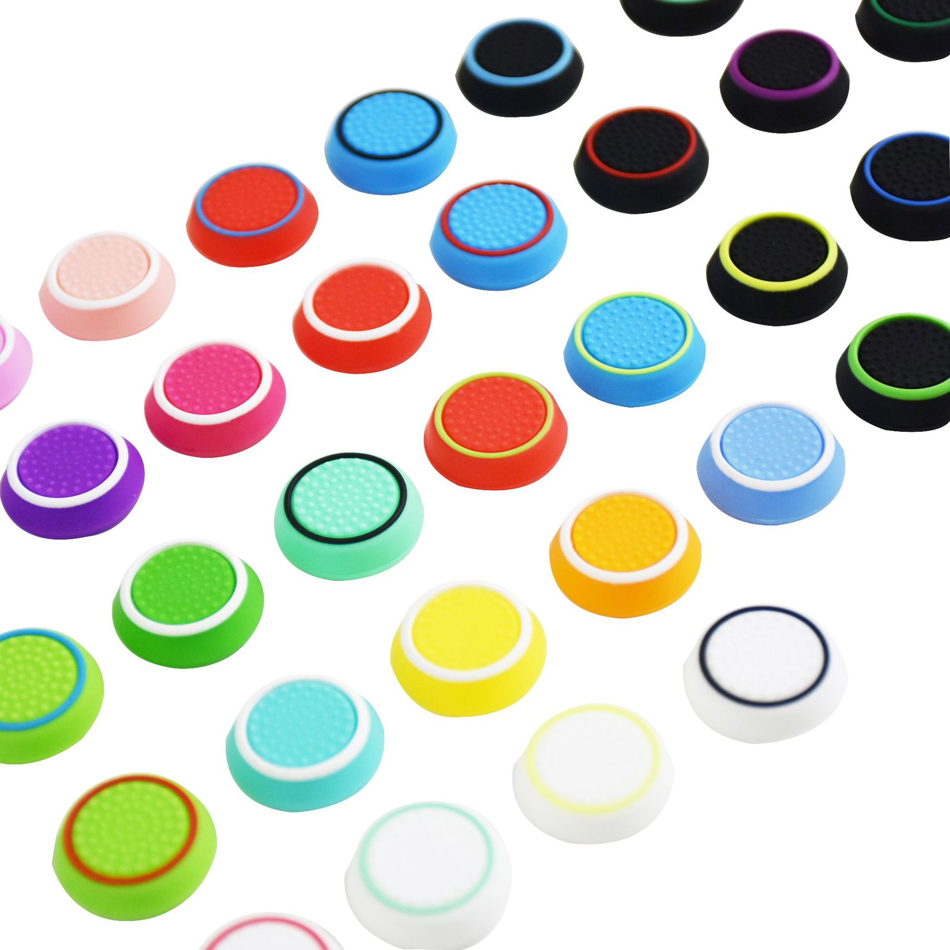 ps5 rocker cap PS3PS4XBOXONE handle rocker cap silicone mushroom head two-color handle silicone cap non-slip