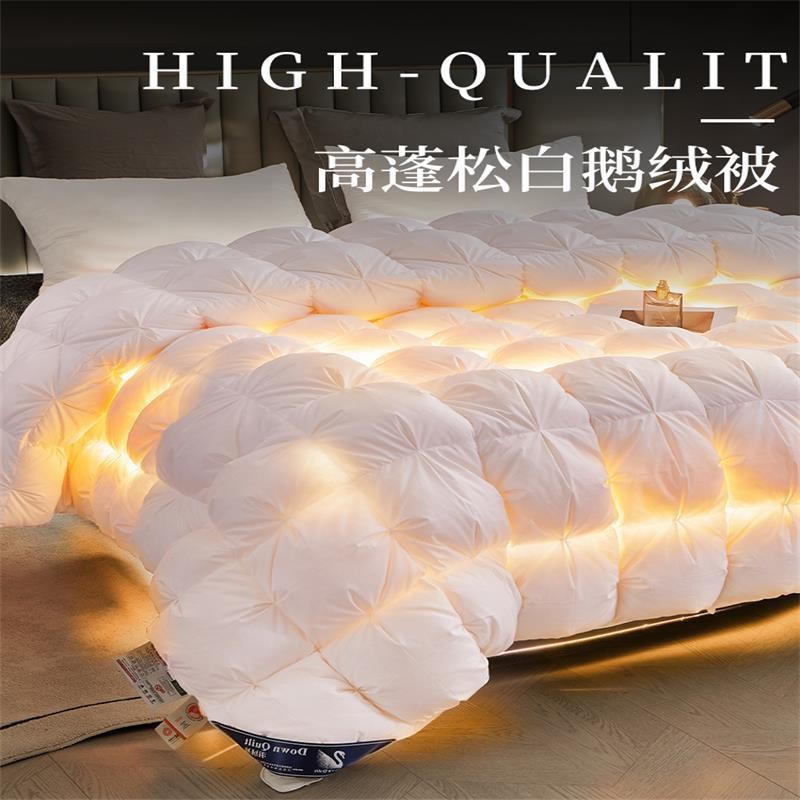 Hungarian down Quilt Genuine Class a 95 White Goose down Quilt Core Pure Cotton Winter Quilt Goose down Quilt White Goose down 5A Grade 100 Goose