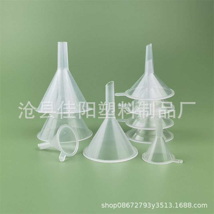 Пластиковая воронка для упаковки парфюма и эфирных масел, маленькая воронка с плоским горлышком