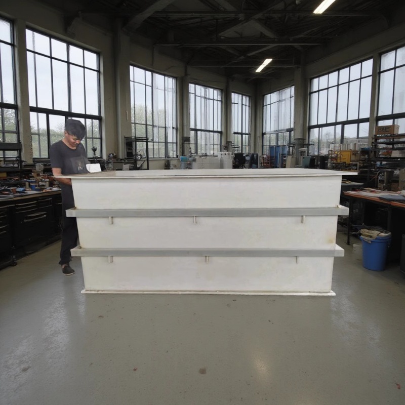 Индивидуальная обработка пластикового танка Pp для легкой сварки, промышленный чистящий танк, утолщенный кислотостойкий пластиковый раковина, водонепроницаемый