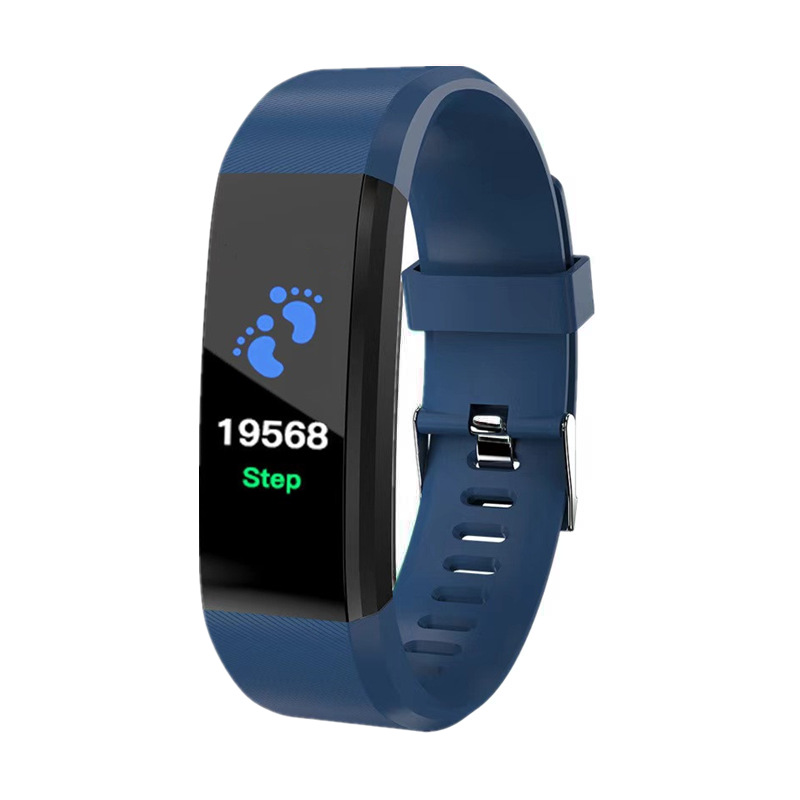 Waterproof NFC Access Control 115plus Smart Bracelet Heart Rate Blood Pressure Blood Oxygen Exercise Step Counter Cross Border Health Bracelet