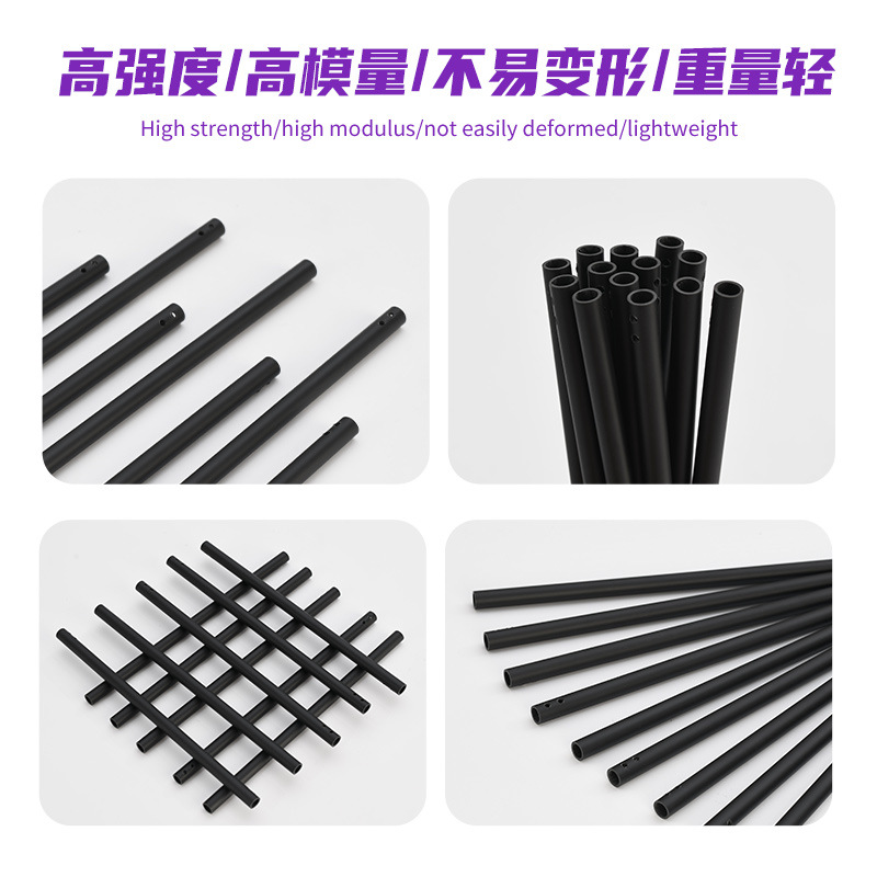 Spot Wholesale Carbon Fiber Tube High Strength Carbon Fiber Straight Tube 3K Carbon Fiber Round Tube Automotive Carbon Fiber Tube