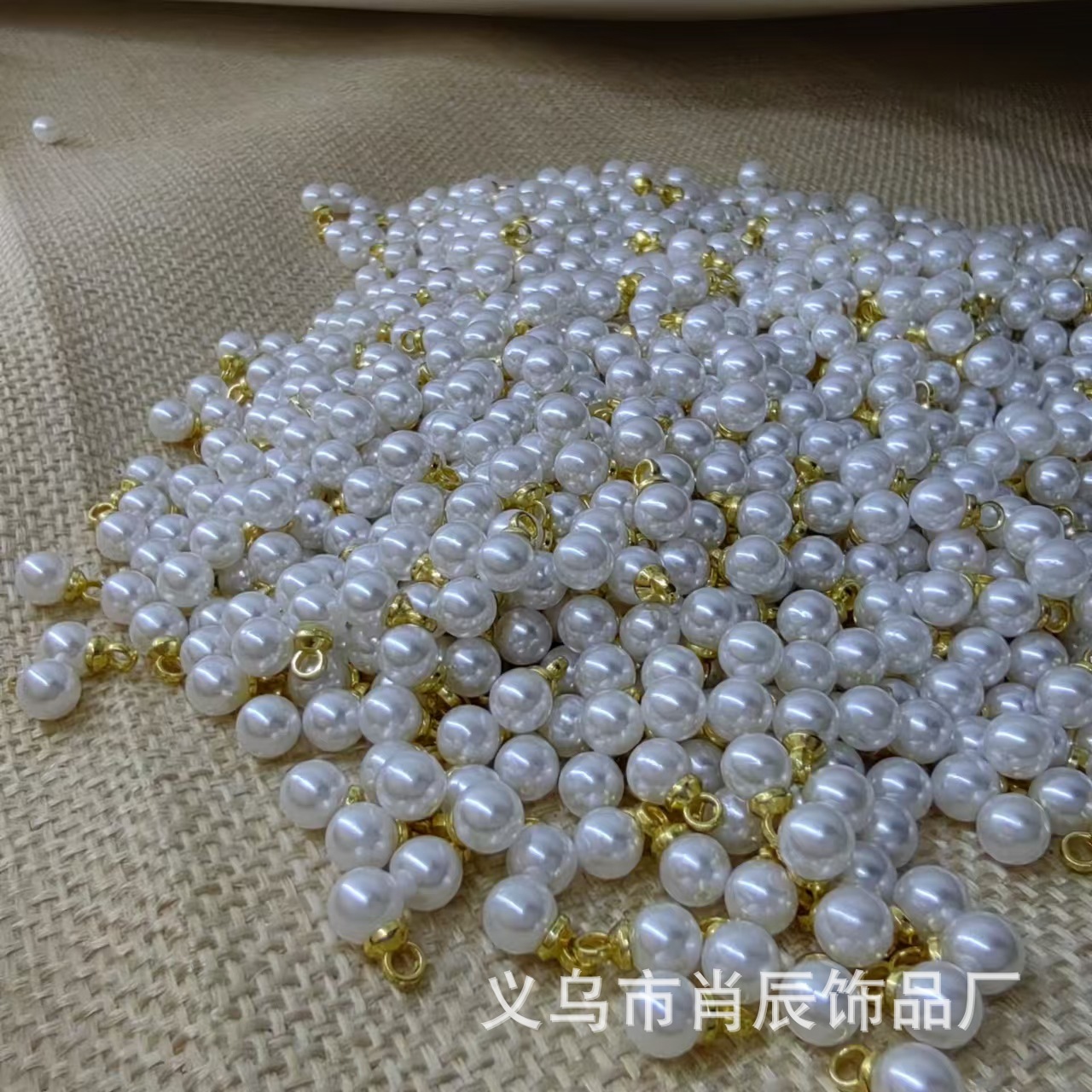 Factory Direct Supply Imitation Pearl Pendant Non-Falling Eco-Friendly Sheep's Eye Pearl Earrings Brooch Accessories Natural Style