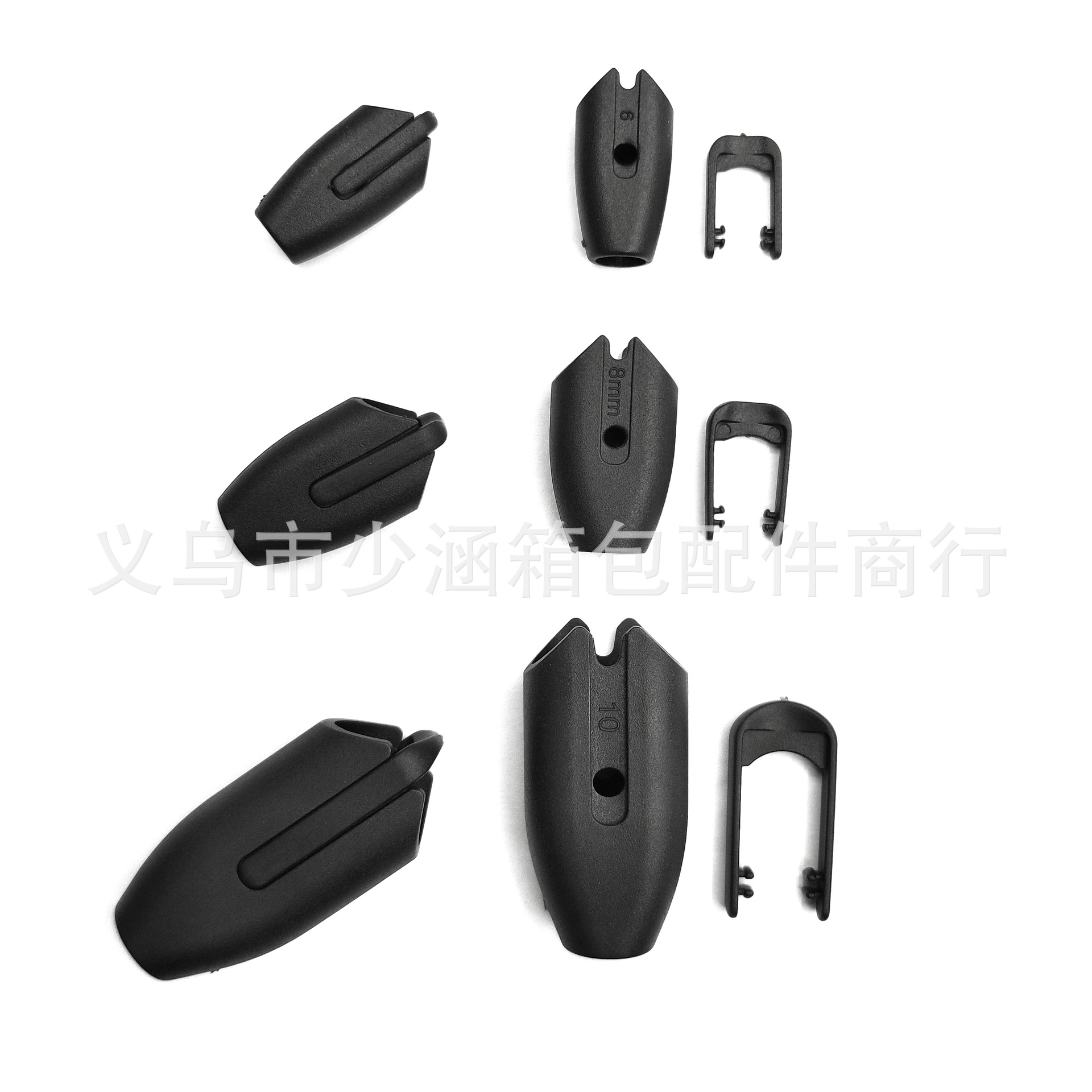 Factory 6 ~ 22mm plastic pet rope round barrel buckle traction rope casing dog rope sleeve buckle accessories supply