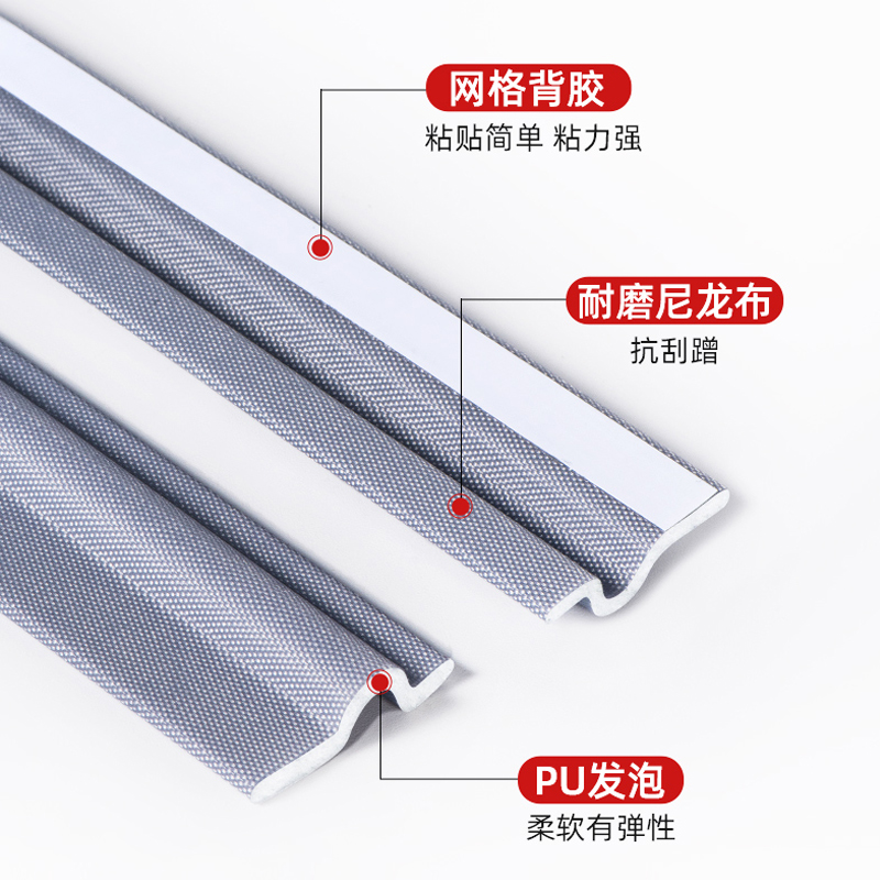 Cross-border special for the new sliding window sealing strip plastic steel window aluminum alloy wind shield coated sound insulation sealing strip