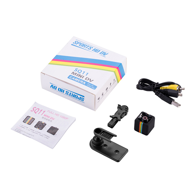 In-Stock Sq11 Camera 1080P High-Definition Outdoor Sports Dv Small Camera Exquisite Mini Portable Camera
