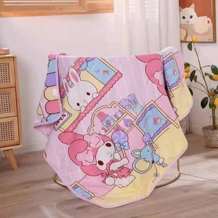 Foreign Trade Children's Summer Quilt Machine Washable Kindergarten Cartoon Air-conditioning Quilt Washed Cotton Summer Cool Quilt Gift Quilt Mosquito Repelling Quilt