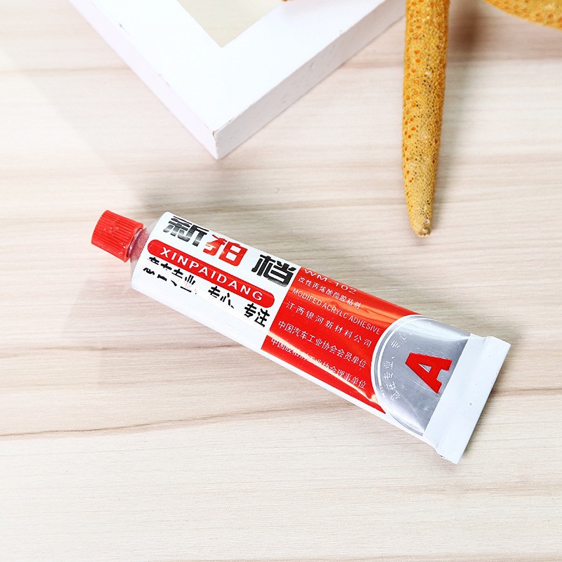 102 strong glue acrylic AB glue wholesale Green red glue high sticky metal epoxy resin manufacturers wholesale 80g