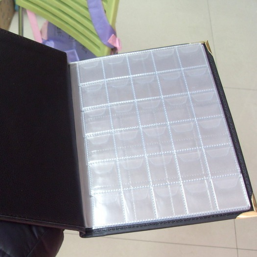 Wholesale Pu Leather Russian 250 Coin Collection Book Direct Plug Commemorative Coin Booklet