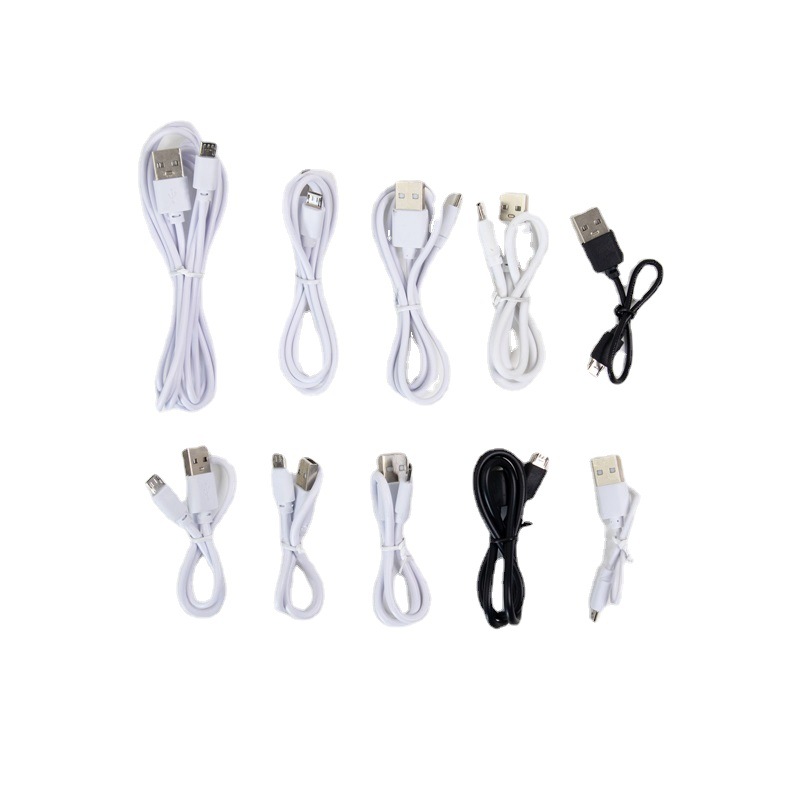 Manufacturer Wholesale 20cm Data Cable Android Pvc Android Charging Cable USB Charging Cable Small Fan Accessory Cable Fast Charging